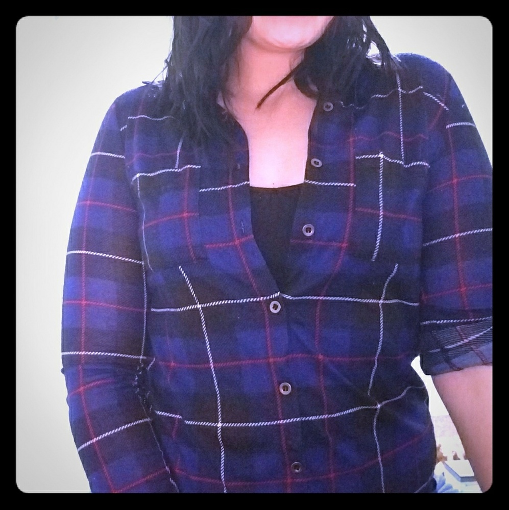 Plaid button up